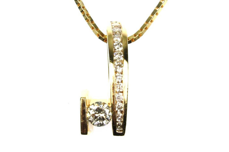 .45ctw Diamond Bypass Necklace