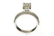 1.54ctw Emerald Cut Diamond Ring